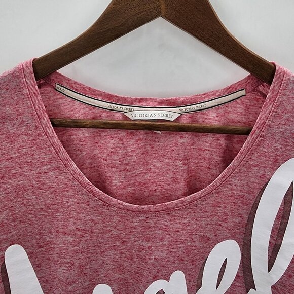 Victoria's Secret Womens Angel Short Sleeve T-Shirt Size Small Petite SP Pink - Picture 8 of 13